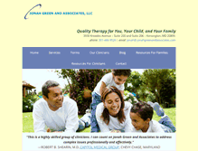 Tablet Screenshot of childandfamilymentalhealth.com